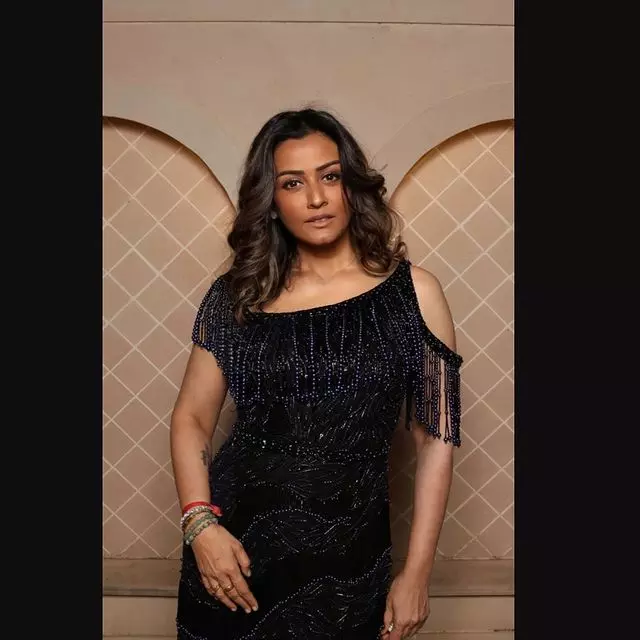 Namrata Stuns With Peach Look Namrata Stuns With Peach Look