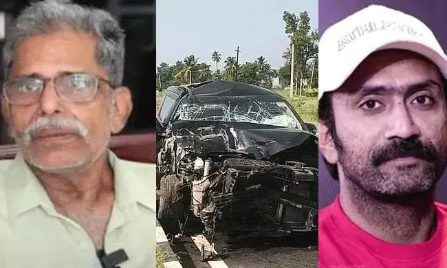 దసరా విలన్‌కి యాక్సిడెంట్‌.. తండ్రి మృతి