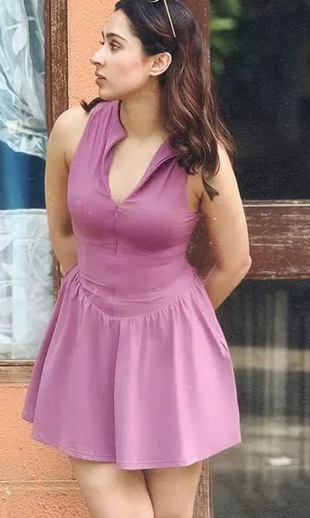 Pashmina Roshan Radiates Charm in Pink for a Purposeful Ride