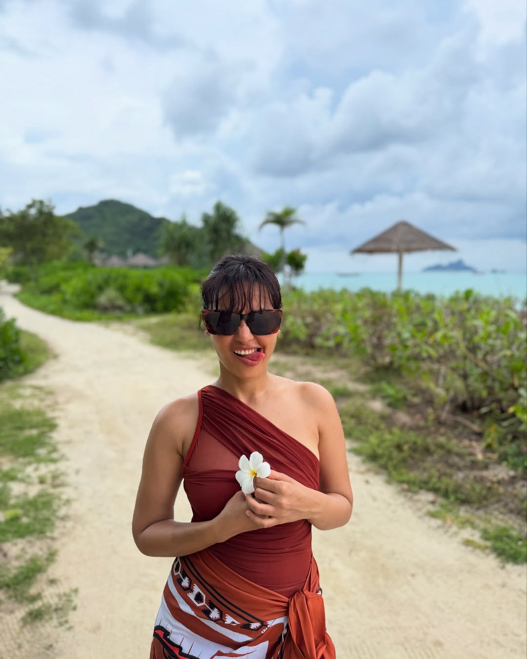 Surbhi Jyoti Slays Thai Sands in Red! Surbhi Jyoti Slays Thai Sands in Red!