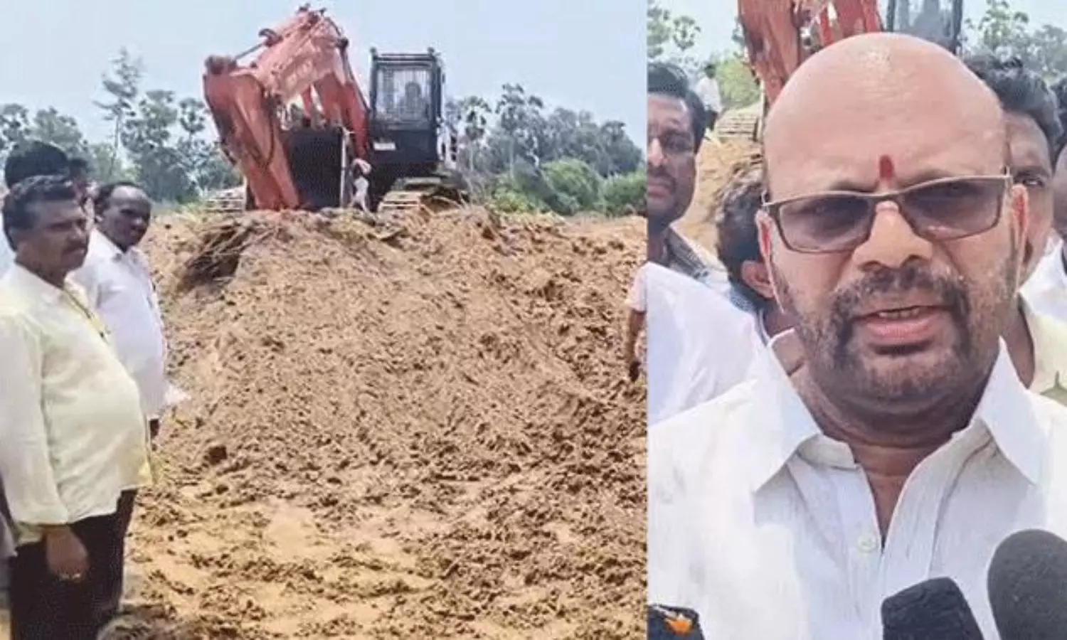 పిఠాపురంలో ఇసుక దుమారం...రాజకీయ రచ్చేనా ?