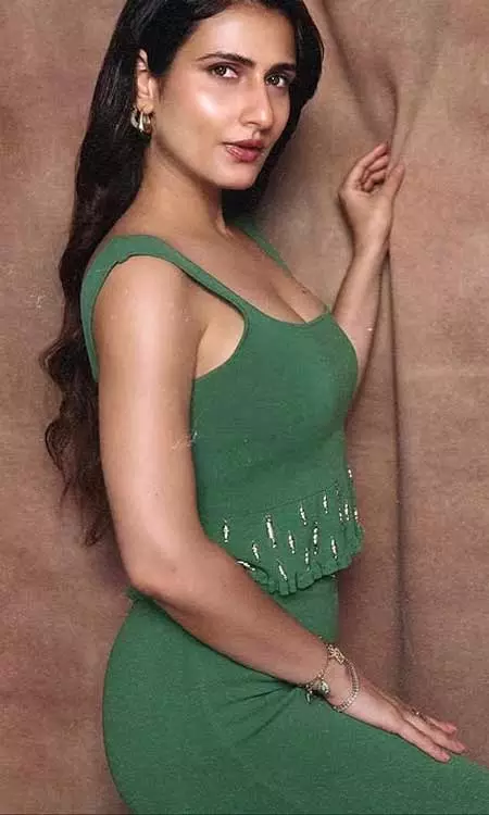 Grace in Green: Fatima Sana Shaikh�s Effortless Glam