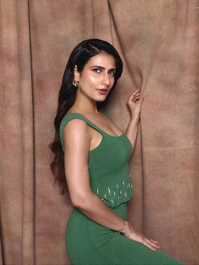 Grace in Green: Fatima Sana Shaikh’s Effortless Glam