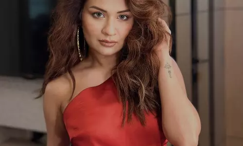 Avneet Kaur Stuns in Red for Latest AJIO Ad Shoot