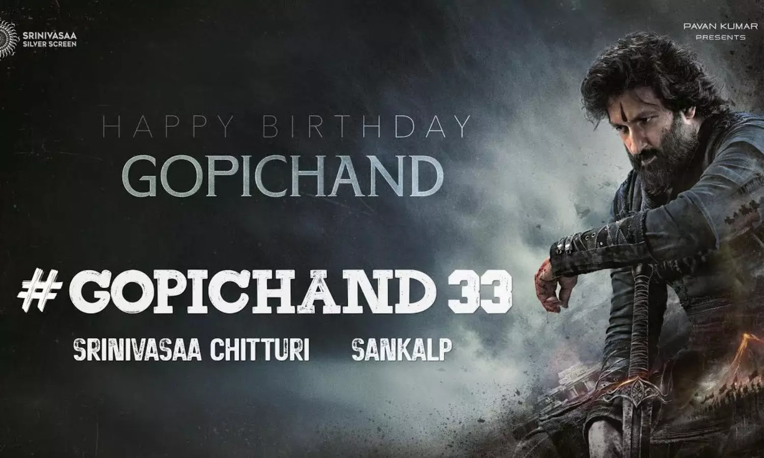 ఘాజి దర్శకుడితో గోపిచంద్.. గోపీచంద్ నెవ్వర్ బిఫోర్ గ్లింప్స్!