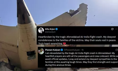 ఎయిర్‌ ఇండియా ప్రమాదంపై టాలీవుడ్‌ ప్రముఖుల స్పందన