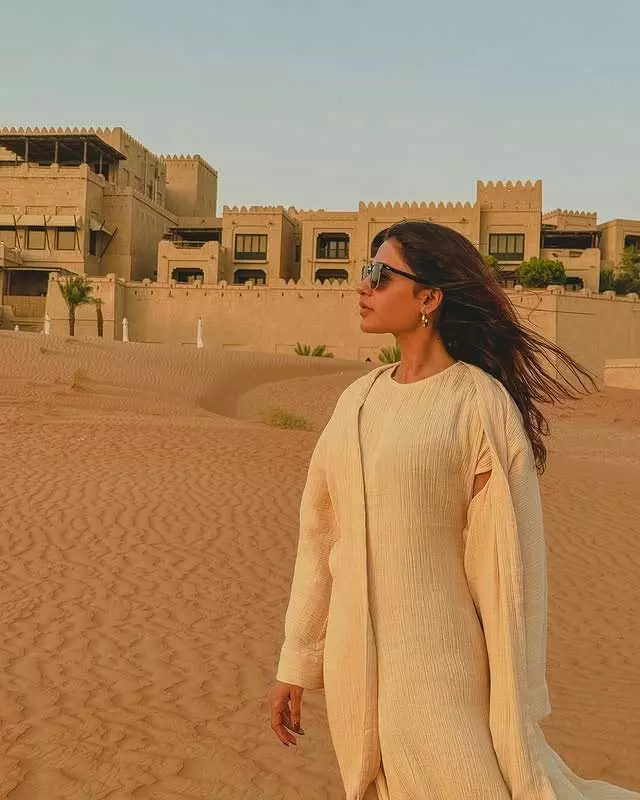 Samantha Ruth Prabhu at Qasr Al Sarab Desert Resort Samantha Ruth Prabhu at Qasr Al Sarab Desert Resort