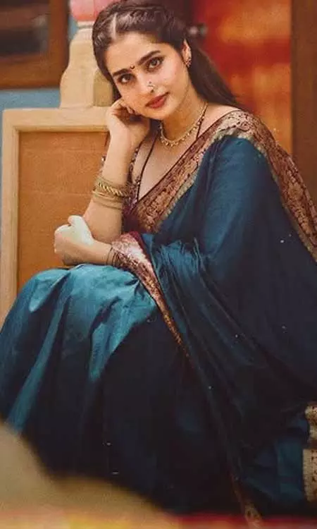 Ayesha Khan Vibes in Blue