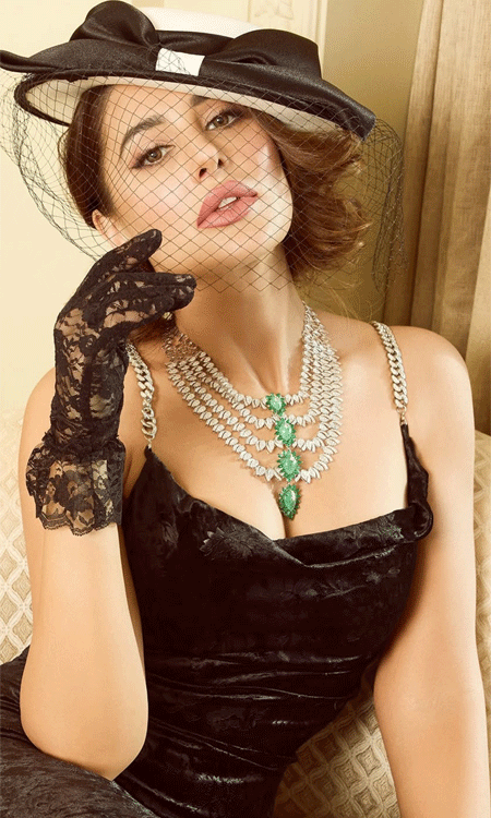 Nargis Fakhri’s causing a colorful stir in black