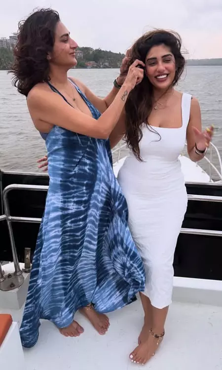 Supritha and Surekha Vani Share Happy Moment