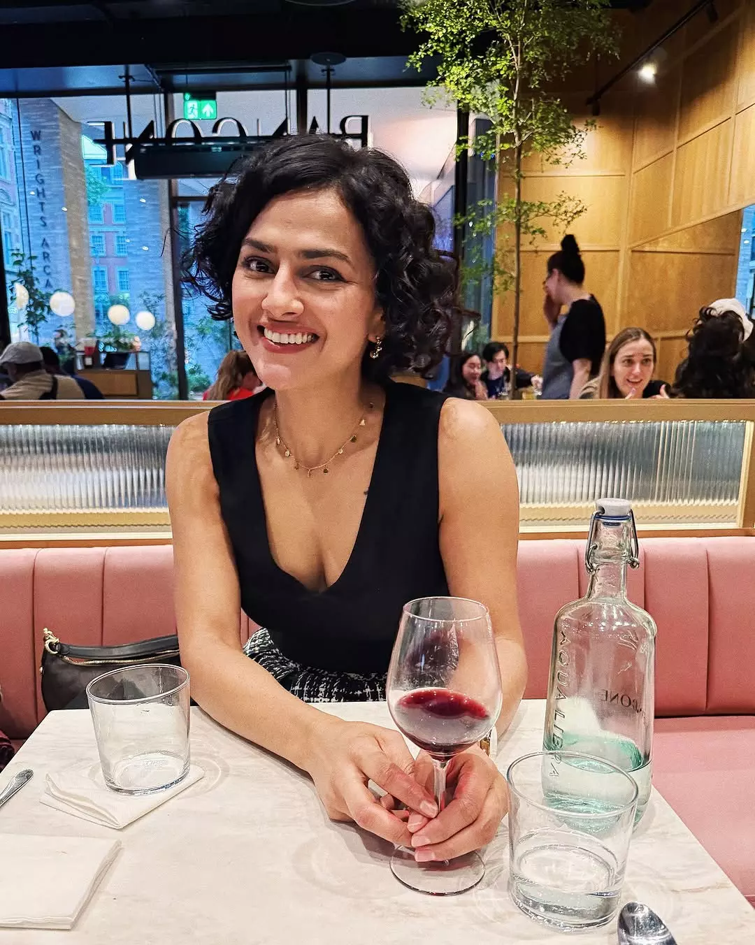 Shraddha Srinath Enjoys a Fun Dining Moment