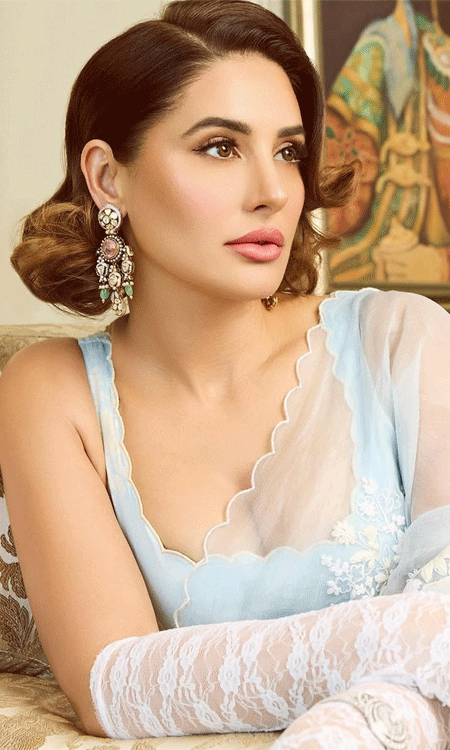 Nargis Fakhri Raises Styles Stakes in Her Sky-Blue Shoot