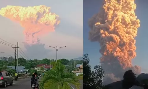 ఎయిరిండియా విమానాన్ని  వెనక్కి పంపిన అగ్నిపర్వతం.. ఏం జరిగింది?