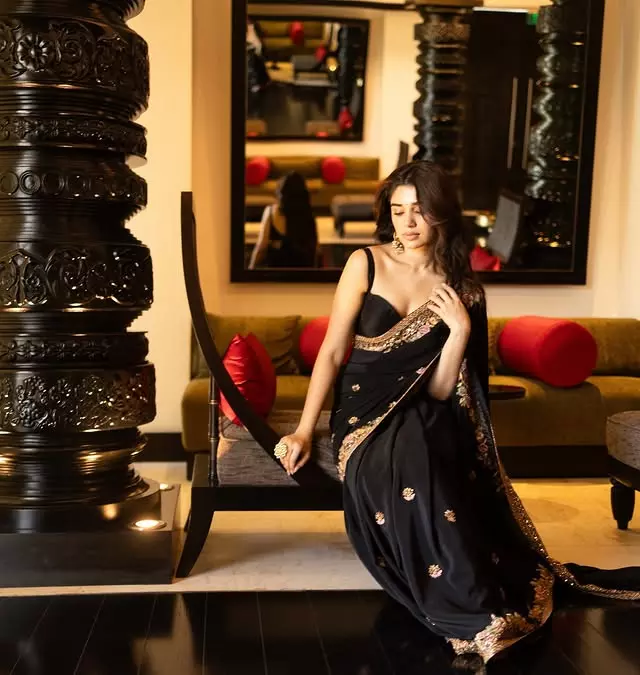 Krithi Shetty: Elegance and Talent Draped in a Saree
