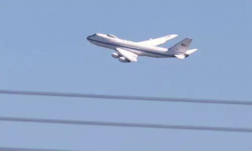 వాషింగ్టన్  కు డూమ్స్  డే  ప్లేన్...  యుద్ధంలో కొత్త మలుపుకు సిద్ధం!?