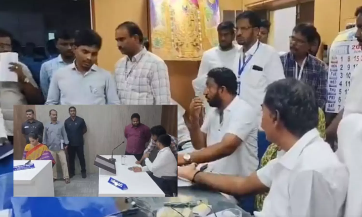 కడపలో కంటిన్యూ అవుతున్న కుర్చీ వివాదం!