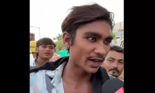 పైలెట్  కు సెల్యూట్... విమాన ప్రమాదంపై ప్రత్యక్ష సాక్షి.. వీడియో వైరల్!