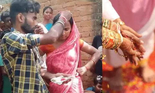 ఇదో విచిత్రం.. 45 ఏళ్ల భార్యకు 21 ఏళ్ల ప్రియుడితో పెళ్లి చేసిన భర్త!