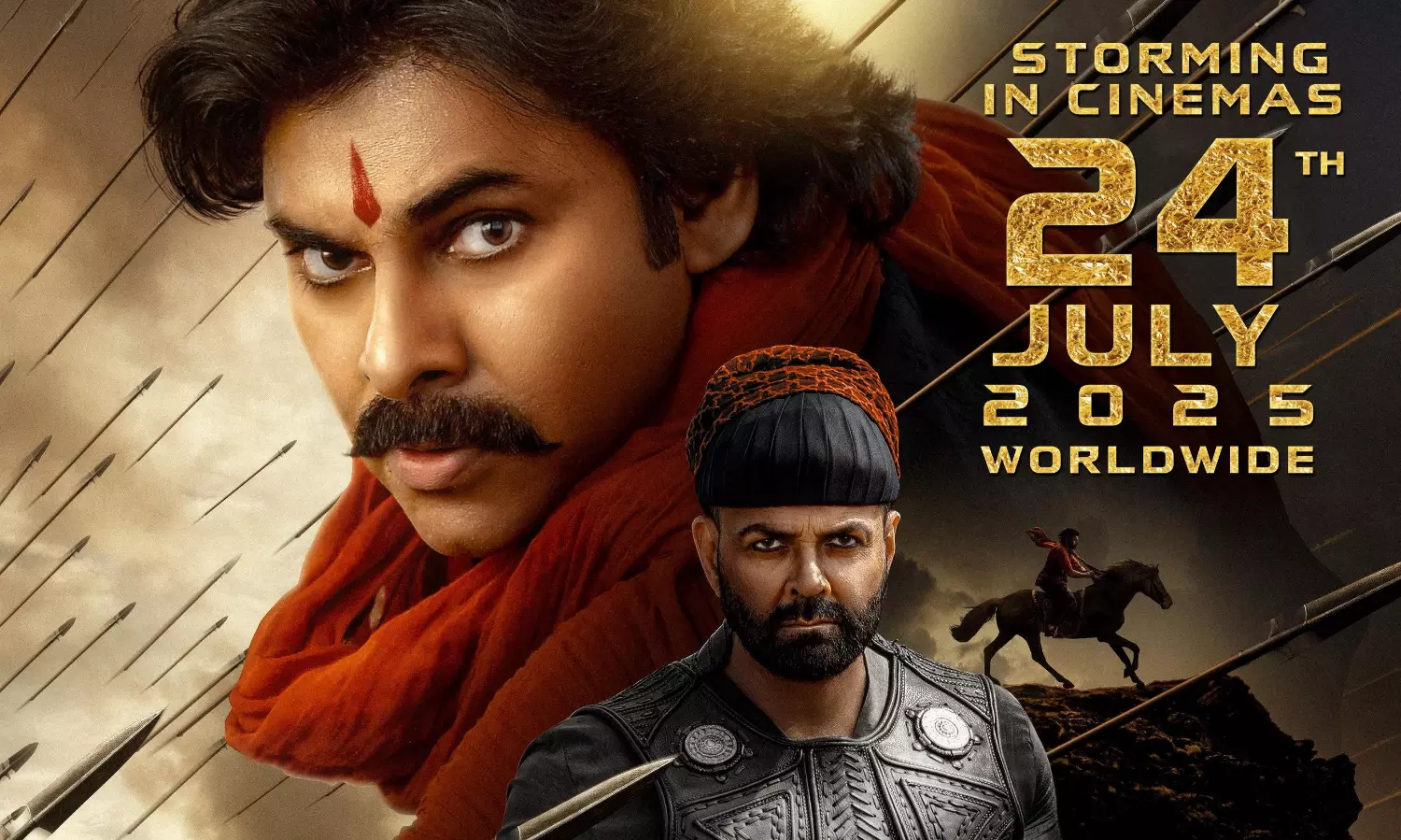 వీరమల్లు రిలీజ్.. పవర్ఫుల్ వార్ పోస్టర్ తో న్యూ డేట్! వీరమల్లు రిలీజ్.. పవర్ఫుల్ వార్ పోస్టర్ తో న్యూ డేట్!