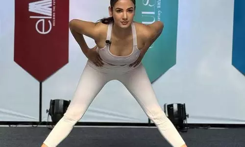 Sonal Chauhan Celebrates International Yoga Day with Grace
