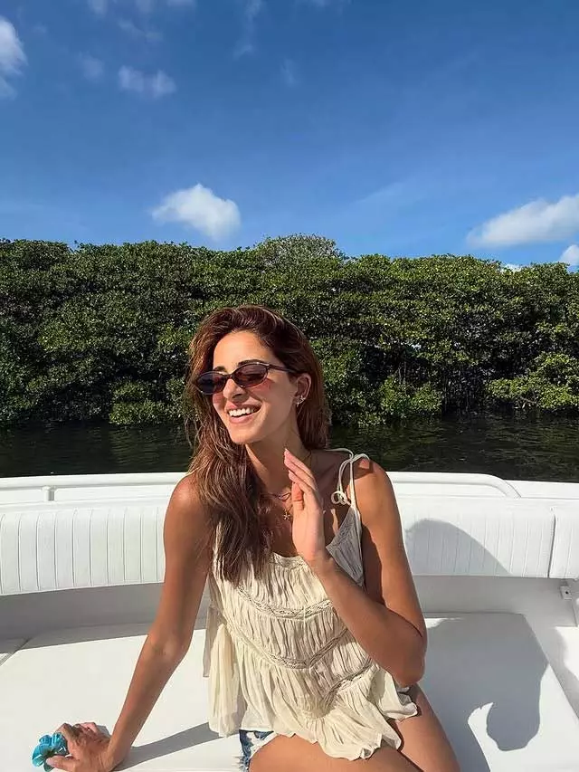 Ananya Panday Radiates Sunshine in Miami with Her Breezy Vacation Style Ananya Panday Radiates Sunshine in Miami with Her Breezy Vacation Style