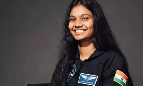 అంతరిక్షంలోకి తెలుగమ్మాయి.. చరిత్ర సృష్టిస్తున్న దంగేటి జాహ్నవి  ప్రస్థానమిదీ