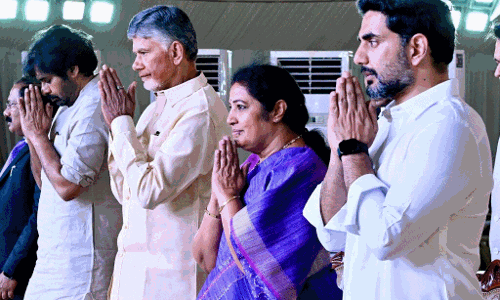 Babu, Pawan & Lokesh Shine at NDAs 1-Year Anniversary Celebration