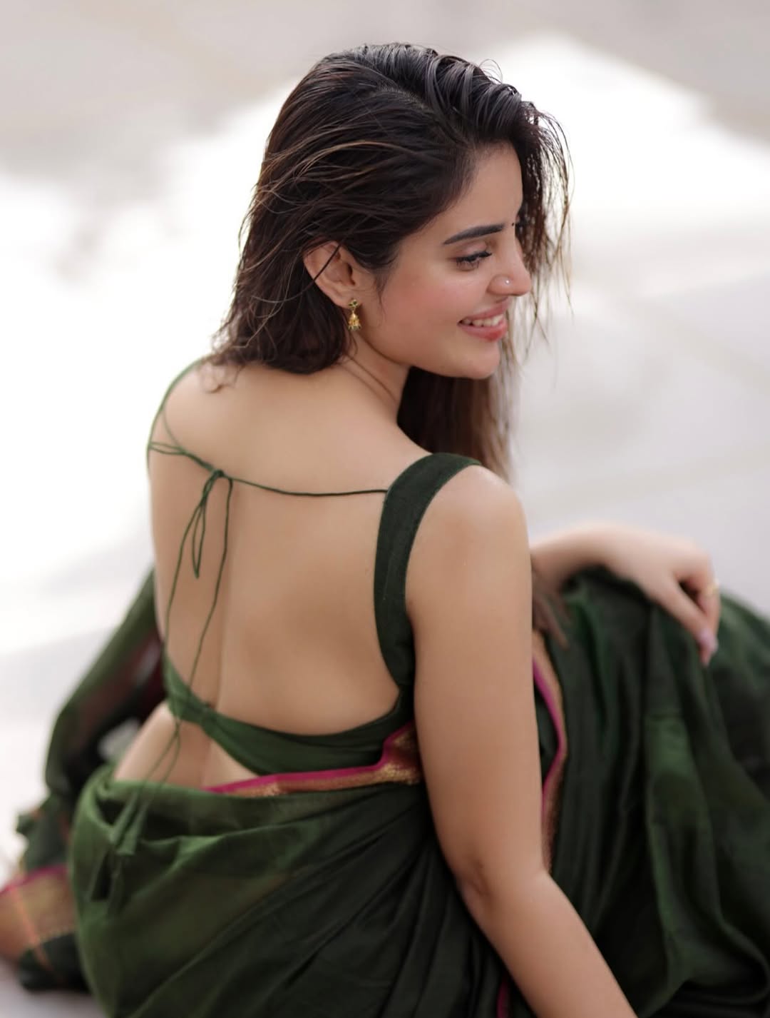 A Saree, A Smile, and A Story Untold: Kushitha’s Real Side of the Reel World