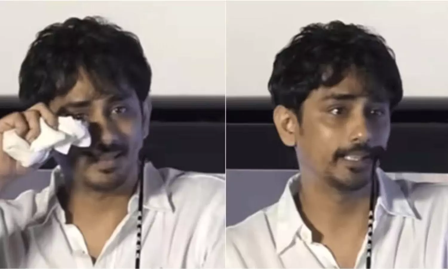 సిద్ధార్ధ్కు ఏమైంది? ఎందుకు కన్నీళ్లు పెట్టుకున్నాడు? సిద్ధార్ధ్కు ఏమైంది? ఎందుకు కన్నీళ్లు పెట్టుకున్నాడు?