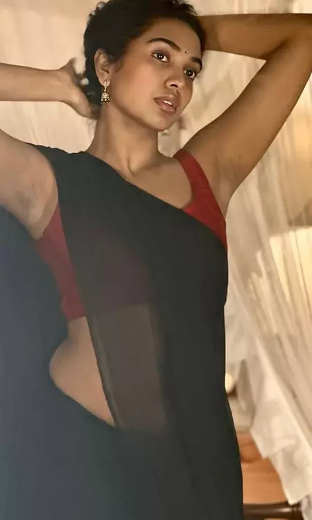 Shivathmika Rajashekar in Black Wins Hearts