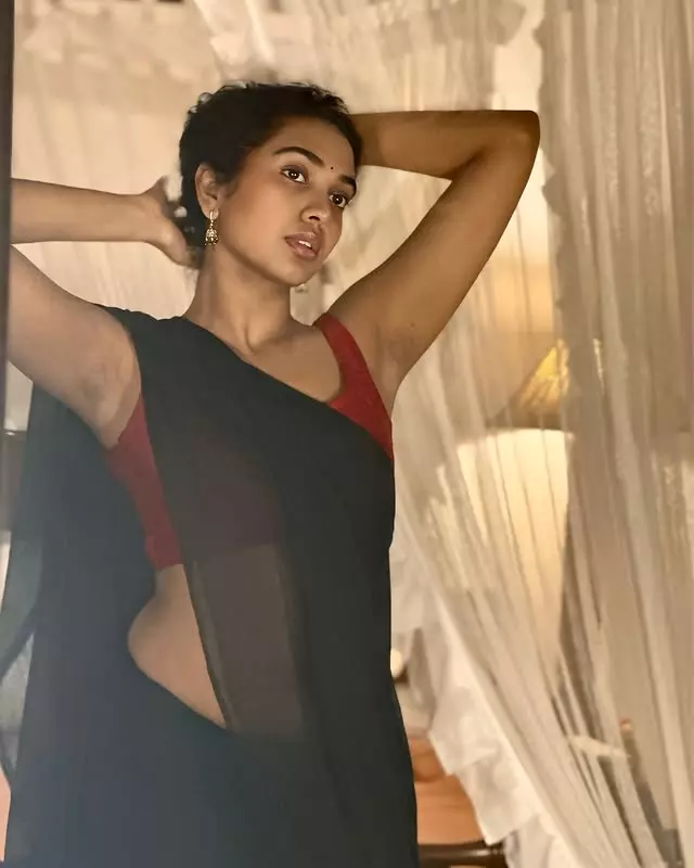 Shivathmika Rajashekar in Black Wins Hearts