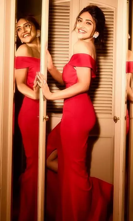 ‘Your Señorita’ Sreeleela Turns Heads in Red Gown