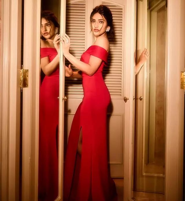 ‘Your Señorita’ Sreeleela Turns Heads in Red Gown