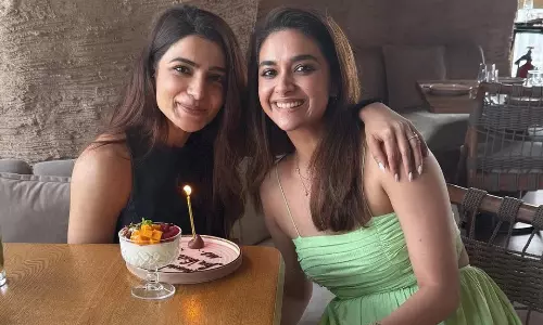 Here Is What Samantha and Keerthy Suresh Did From Noon to Sunset