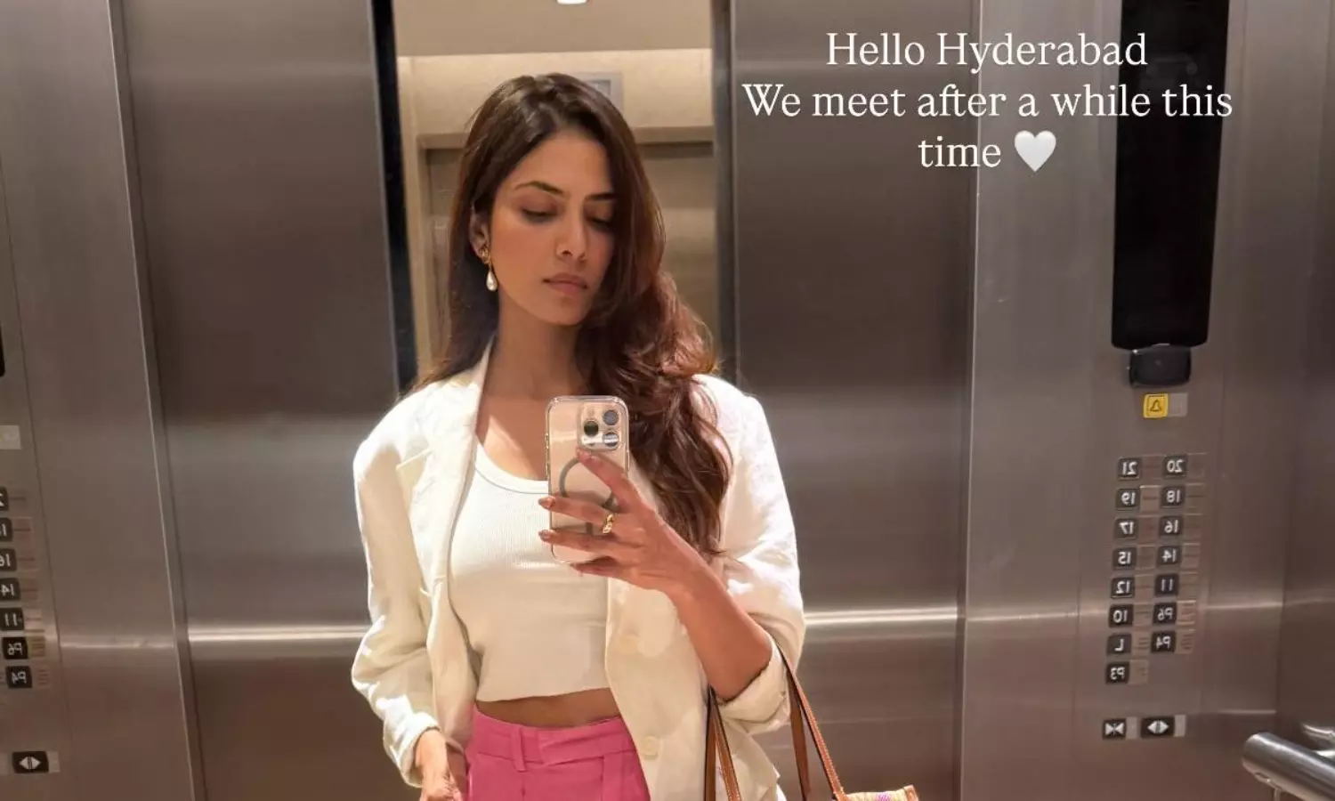 Malavika Mohanan Sets Hyderabad Sizzling with Glam