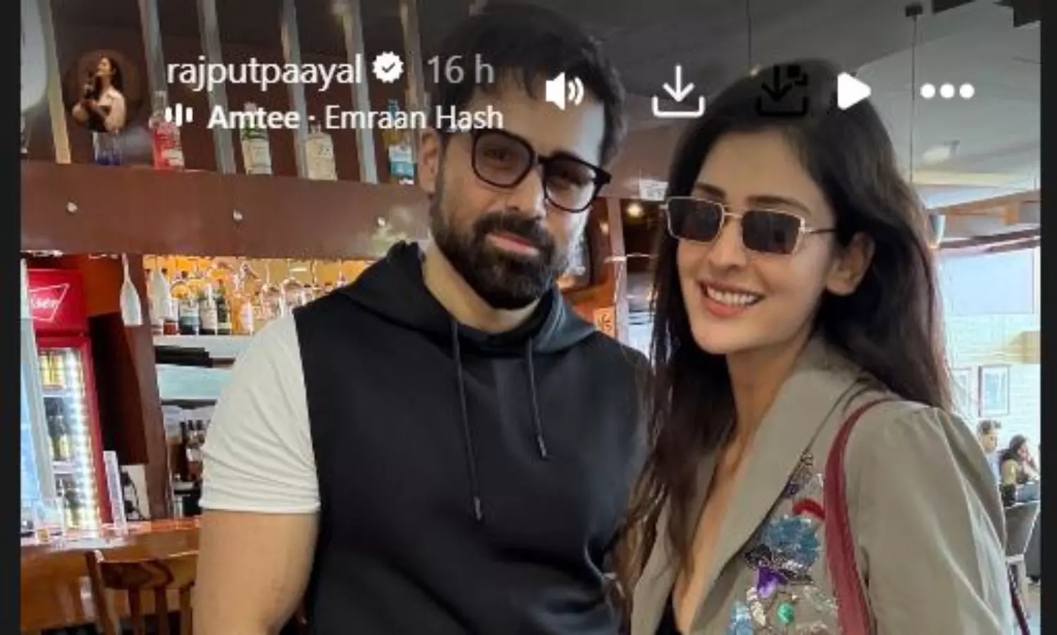Payal Rajput and Emraan Hashmi Raise Eyebrows Now!