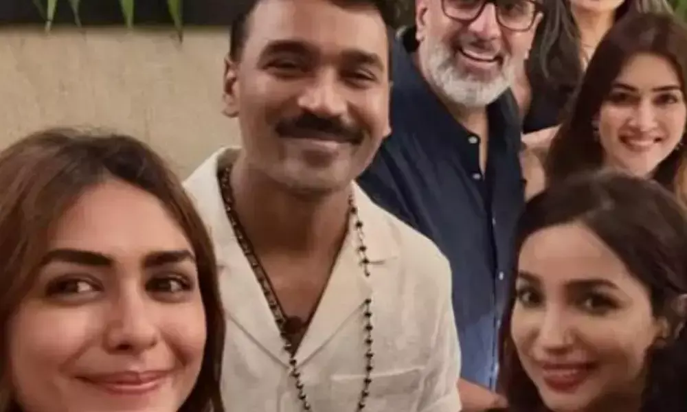 Dhanush, Mrunal, Kriti Party Pics Break Internet!