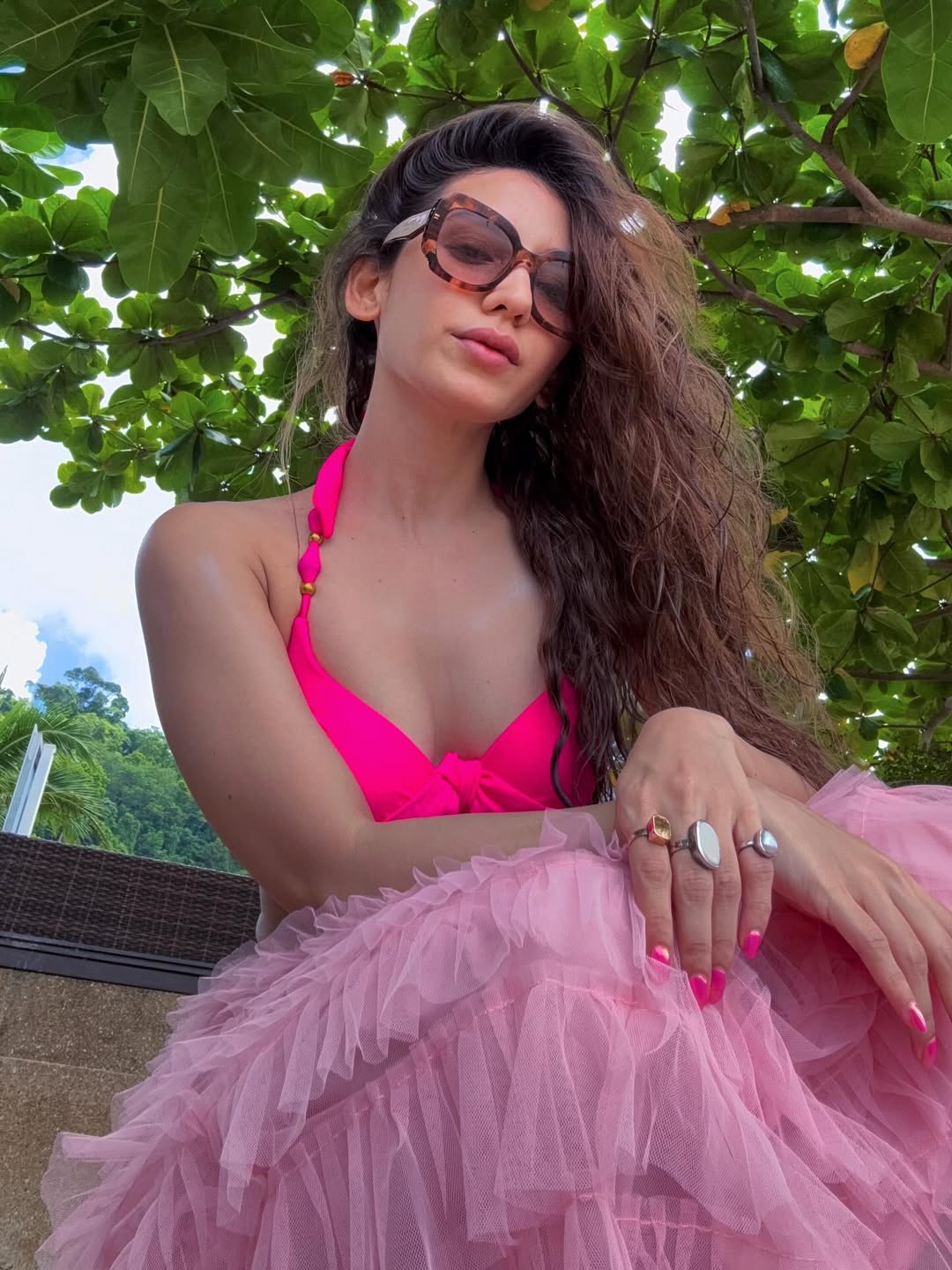 Dr. Heli Daruwala Glows in Pink Glam Look