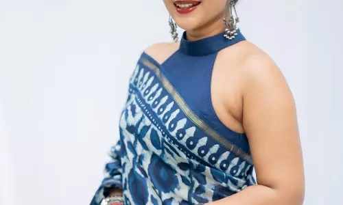 Tollywood Anchor Sravanthi Channels Calm Vibes in New Post Tollywood Anchor Sravanthi Channels Calm Vibes in New Post