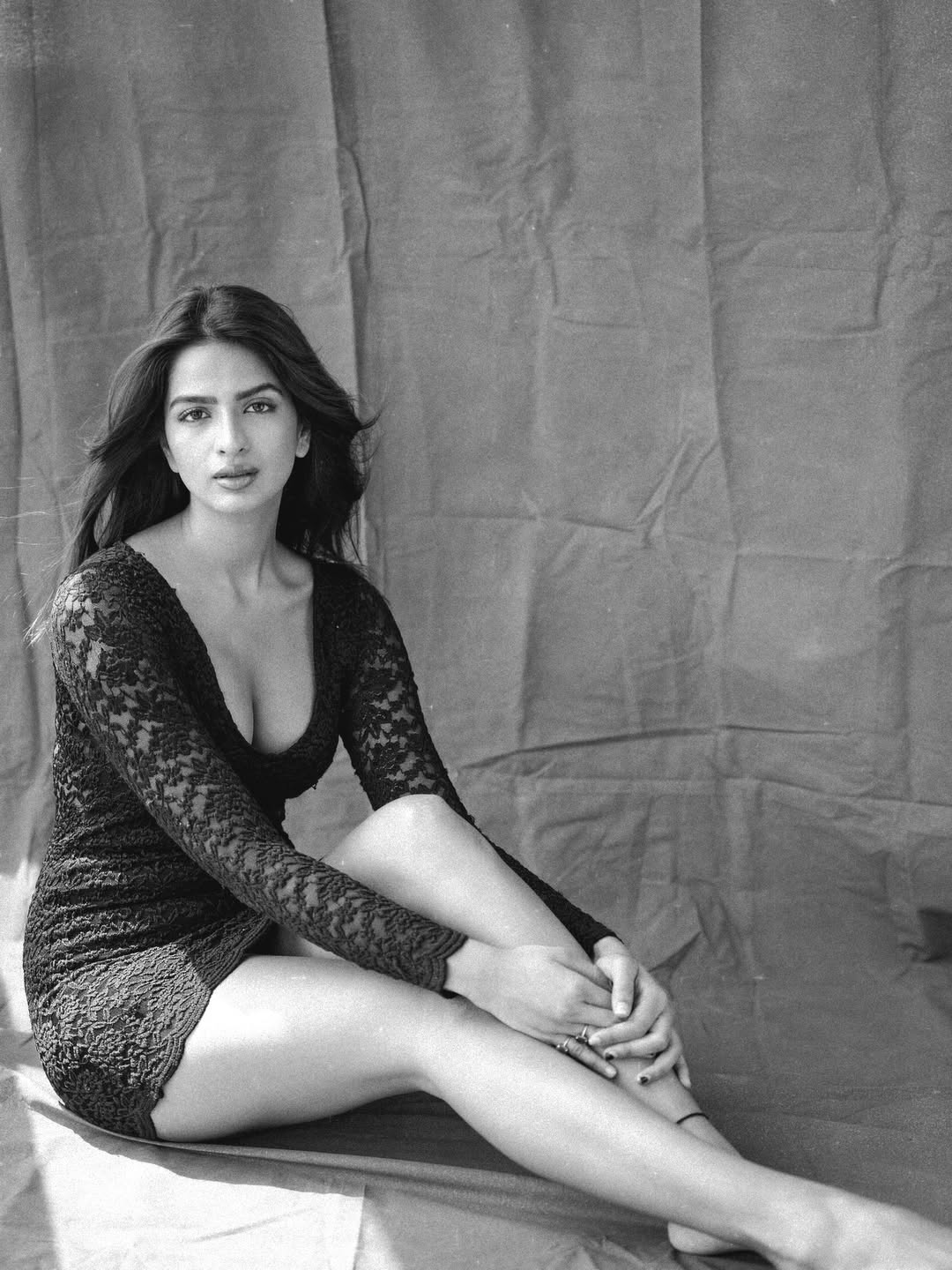 Shruti Chauhan Slays Lace, Stares Straight Into Lens