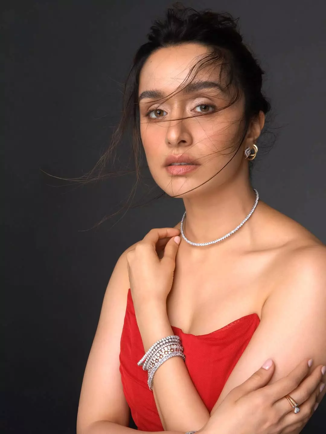 Shraddha Kapoor Looks Effortlessly Elegant in Red