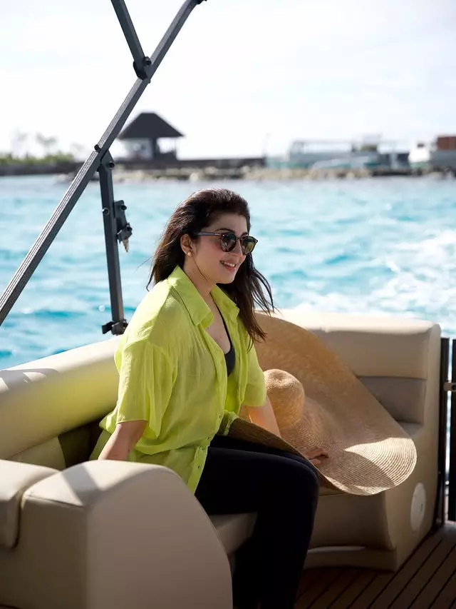Pranita Subhash Radiates Vacation Vibes in Breezy Boat Look
