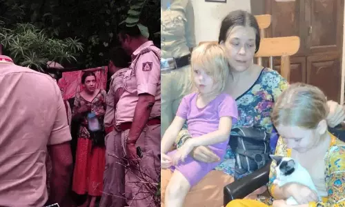 హిందూత్వ ఆధ్యాత్మిక వేటలో.. ఇద్దరు బిడ్డలతో అడవి గుహలో రష్యన్‌ మహిళ