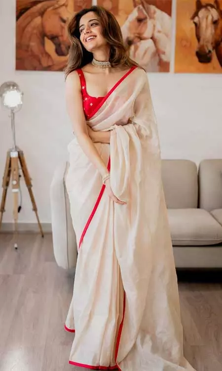 Ashika Ranganath Looks Adorable in Sarees