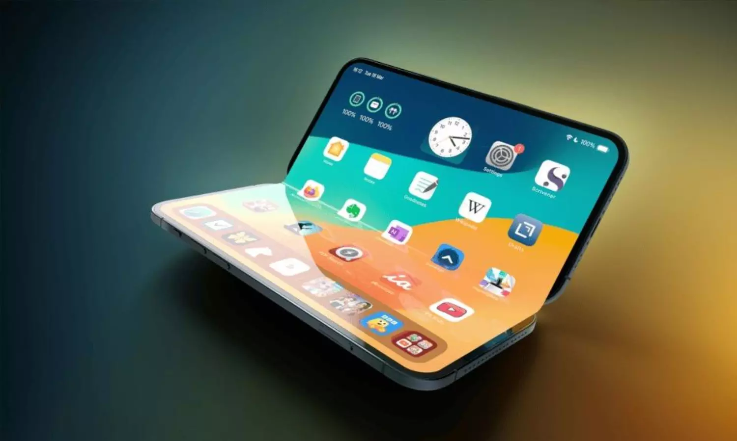 యాపిల్ నుంచి మొట్టమొదటి ఫోల్డబుల్ ఐఫోన్.. ఫీచర్స్, ధర ఇదే యాపిల్ నుంచి మొట్టమొదటి ఫోల్డబుల్ ఐఫోన్.. ఫీచర్స్, ధర ఇదే