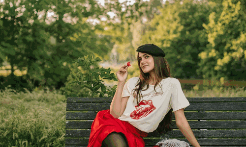 Simran Choudharys Sweet Moment in the Sun