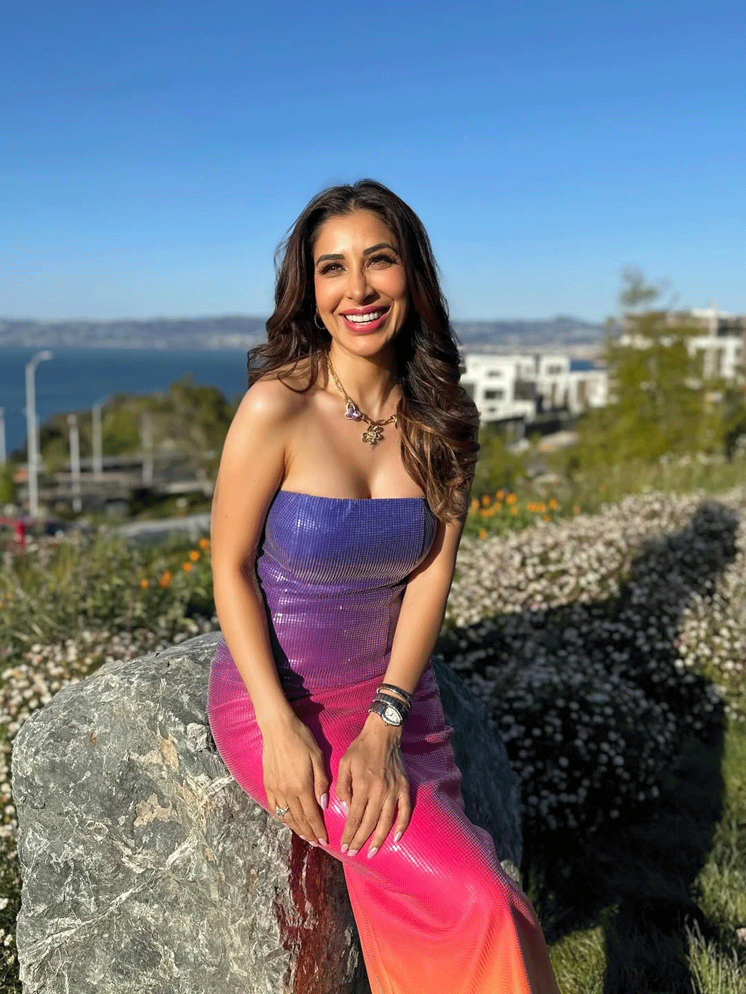 Sophie Choudry Shines Bright Like Her Own Rainbow