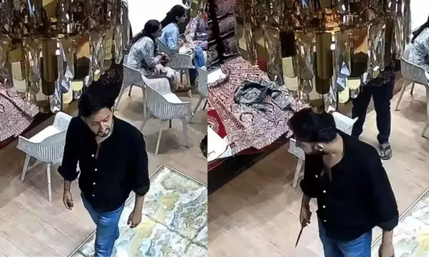 కాబోయే భార్య లెహంగాకు తూట్లు.. షాపులో వార్నింగులు.. వీడియో వైరల్!