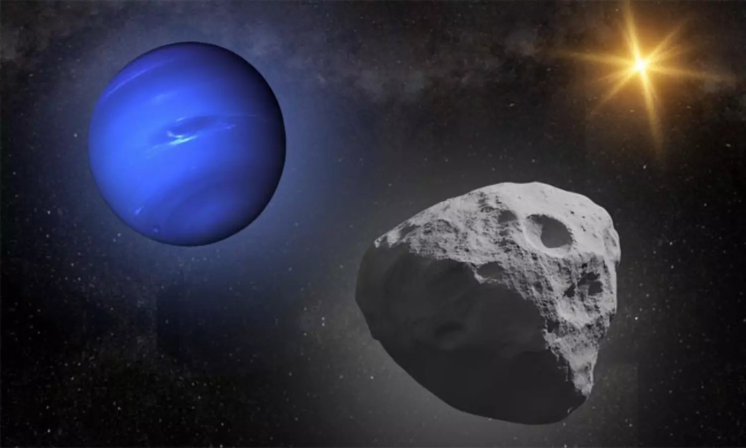 నెప్ట్యూన్‌తో డ్యాన్స్ చేస్తున్న రహస్య గ్రహశకలం