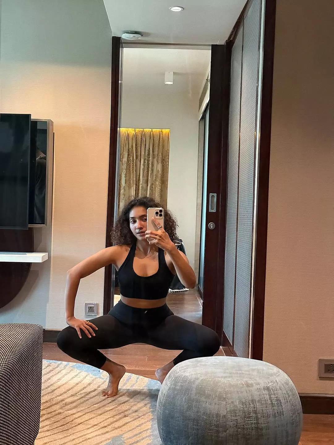 Gnaneswaris Workout Selfies Are Power Packed